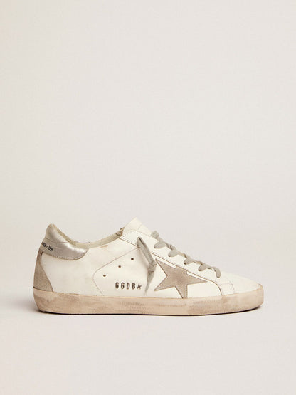 GG Sup-S sneakers with silver-coloured heel tab and metal stud lettering