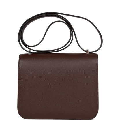 H Constance 18 Rouge Sellier Epsom Palladium Hardware