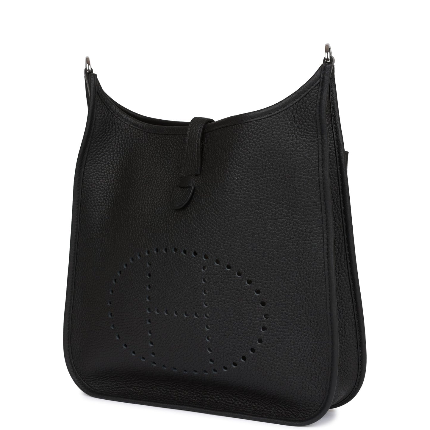 H Evelyne III PM Black Clemence Palladium Hardware