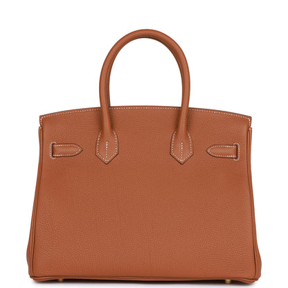 H Birkin 30 Gold Togo Gold Hardware
