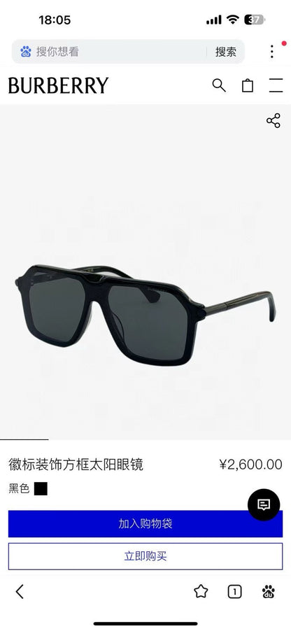 BURBE*RY Eyewear SIZE: 136-0-140