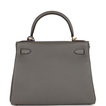 H Kelly Retourne 28 Gris Meyer Clemence Gold Hardware