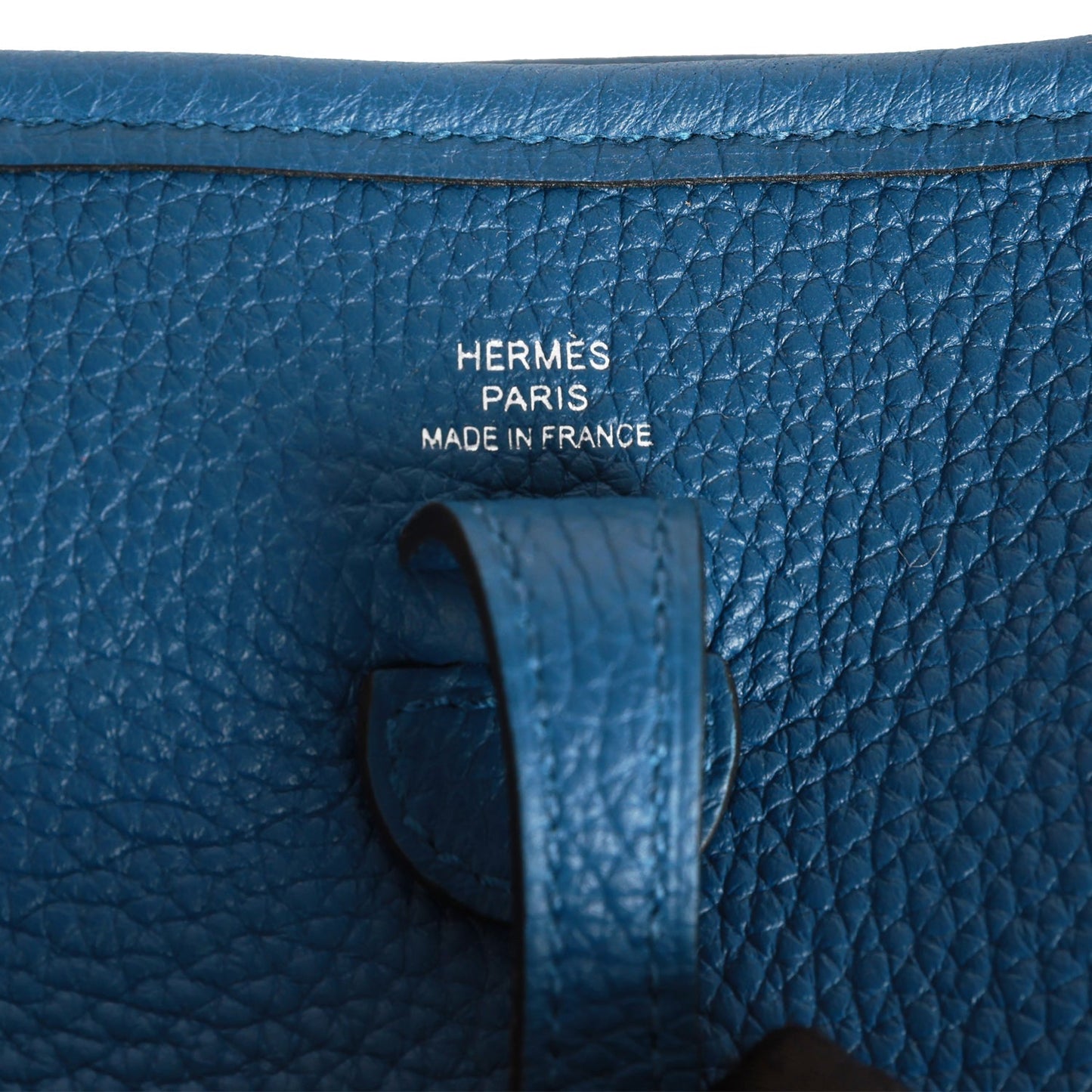 H Evelyne TPM Bag Deep Blue Maurice Palladium Hardware