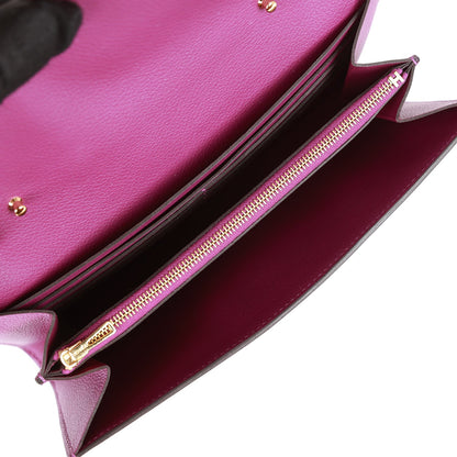 H Constance Wallet To Go Anemone Evercolor Gold Hardware