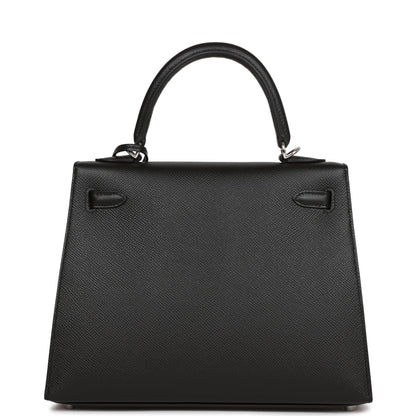 H Kelly Sellier 25 Black Epsom Palladium Hardware