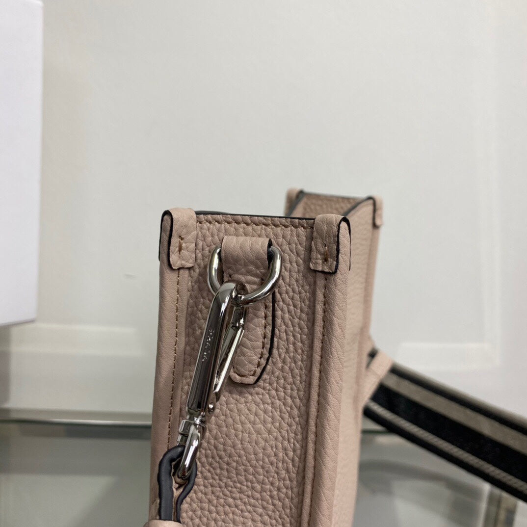 Pra Mini Shoulder Bag Beige For Women, Women's Bags 7.9in/20cm