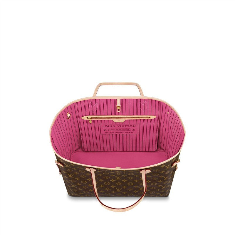 L M41180 Neverfull GM Shoulder Bag Monogram Canvas