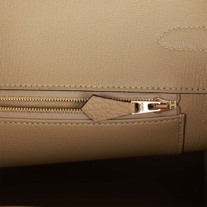 H Birkin 35 Trench Clemence Gold Hardware