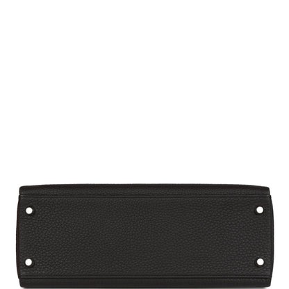 H Kelly Retourne 32cm Black Togo Palladium Hardware