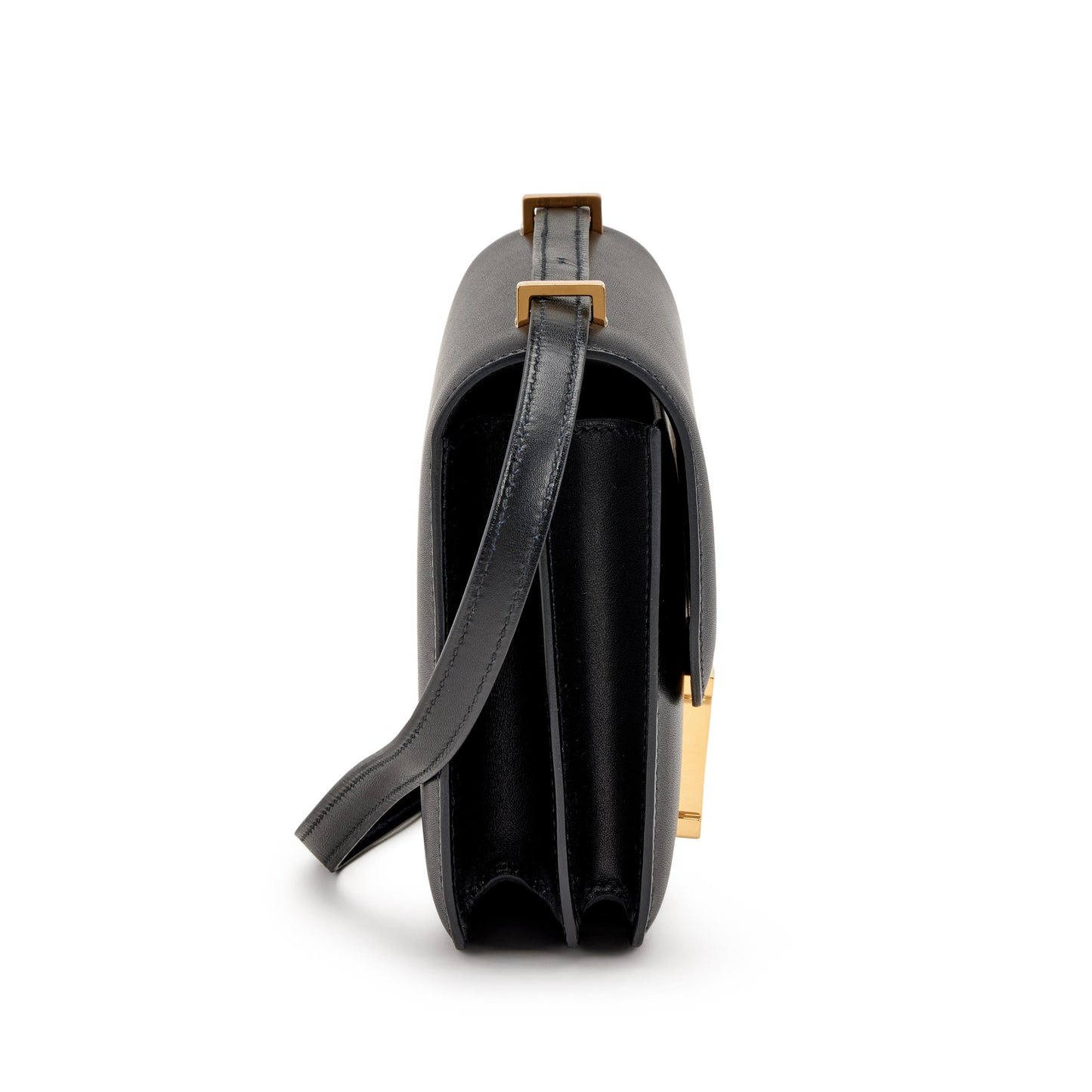 H Constance Bag 18 Black Epsom Gold Hardware