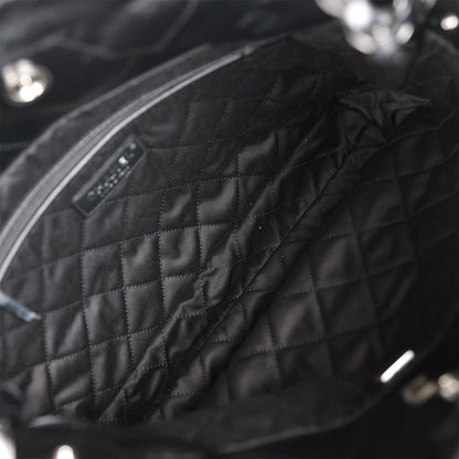 CC Small 22 Bag SO Black Calfskin Black Hardware