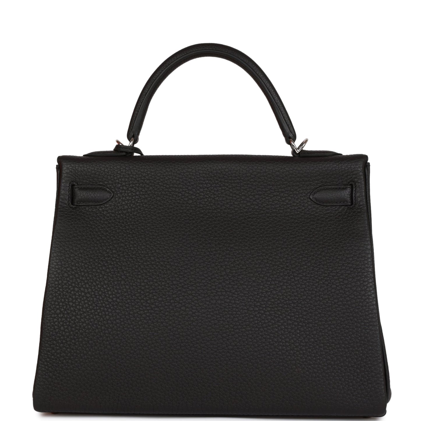 H Kelly Retourne 32cm Black Togo Palladium Hardware