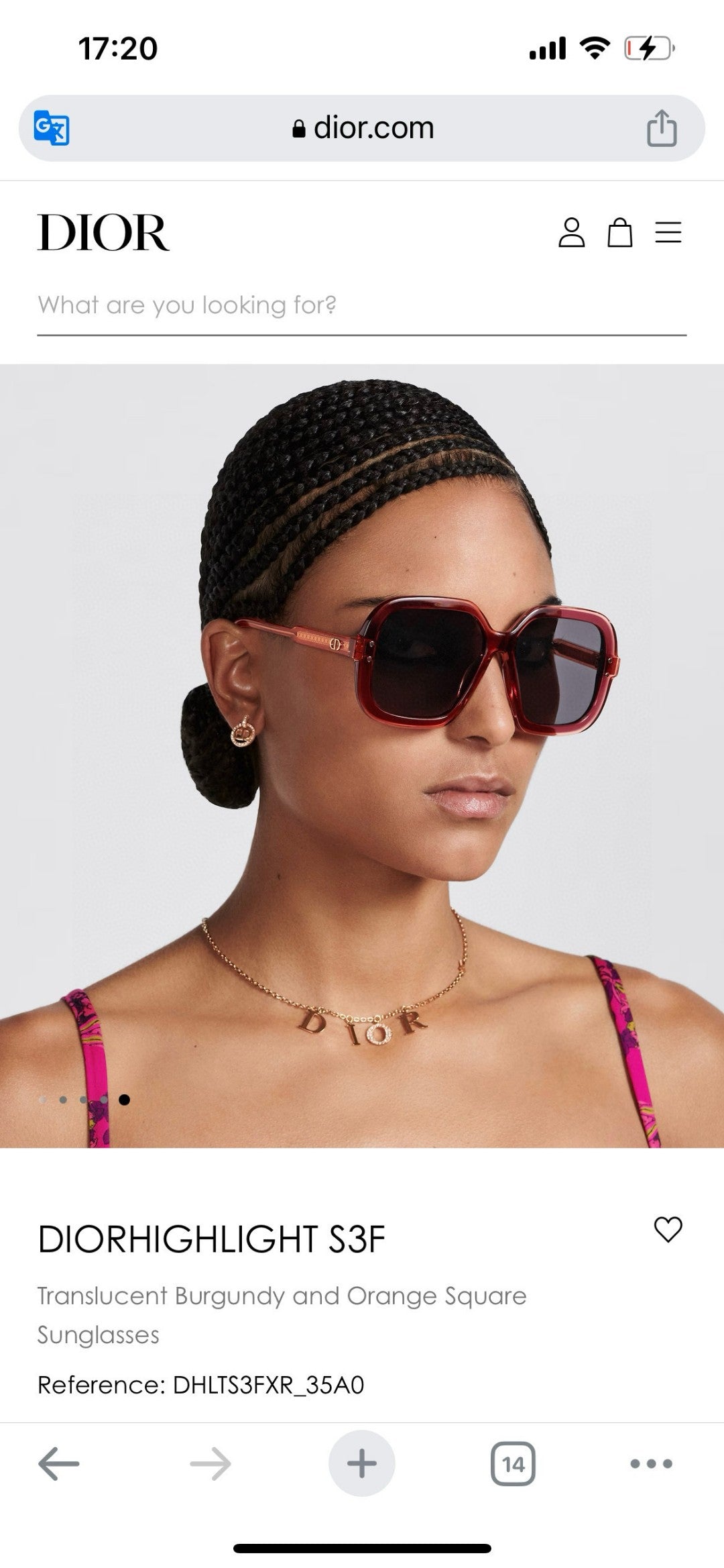 DI*R Eyewear SIZE: 56-17-14