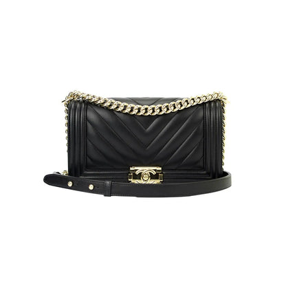 CHEVRON BOY CC HANDBAG