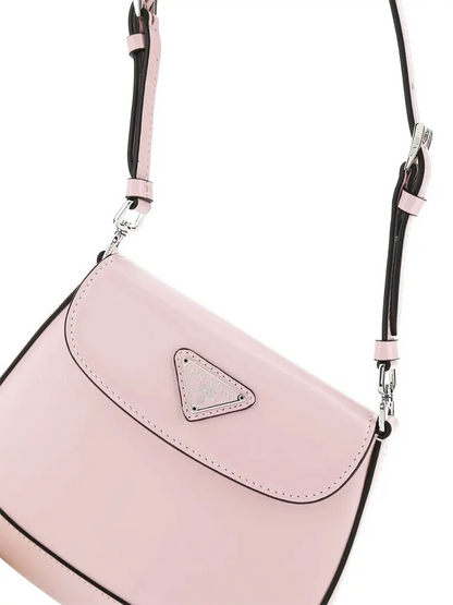 PP Cleo Brushed Leather Mini Bag in Alabaster Pink