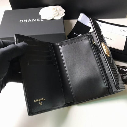 CC A84302 10.5X15X3cm YG 4colour wallet