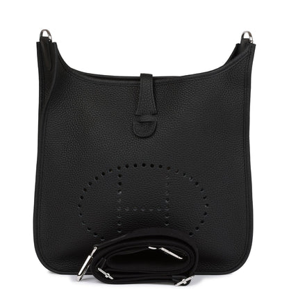 H Evelyne III PM Black Clemence Palladium Hardware