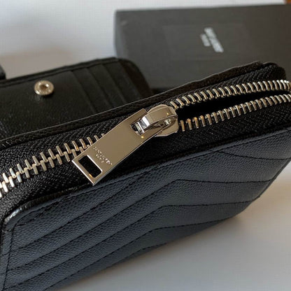 Y  wallet black  SIZE:12x10x3CM  14