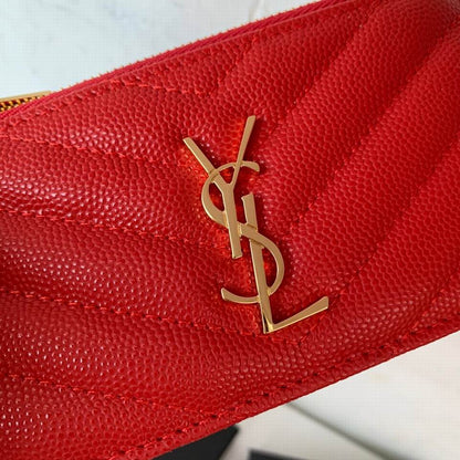 Y  wallet red apricot  SIZE:13x8CM  13