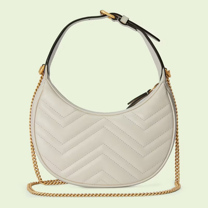 GG Marmont half-moon-shaped mini bag