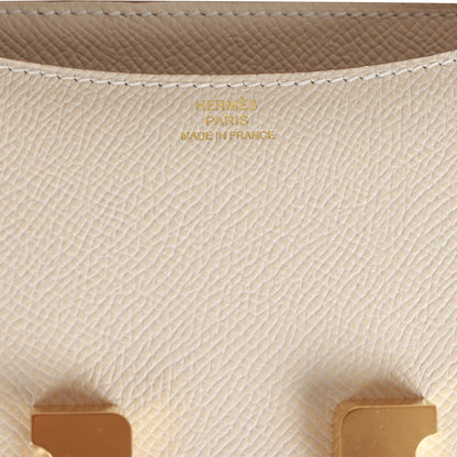 H Constance 1-18 Craie Epsom Gold Hardware