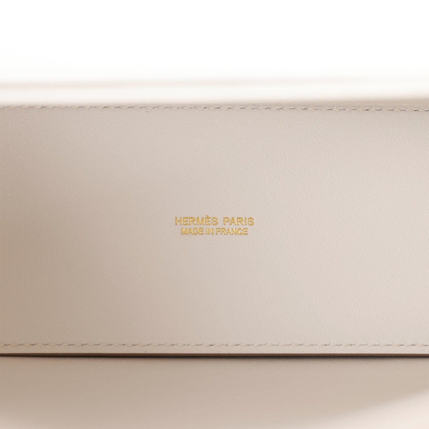 H Kelly Danse Gris Perle Swift Gold Hardware