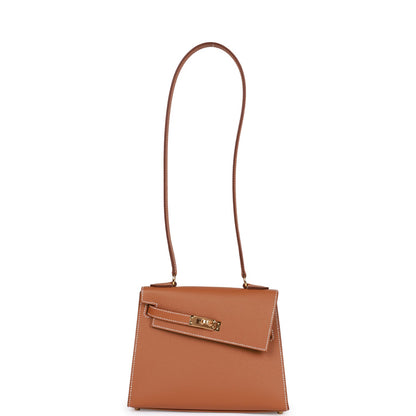 H Kelly Sellier en Desordre 20 Gold Epsom Gold Hardware