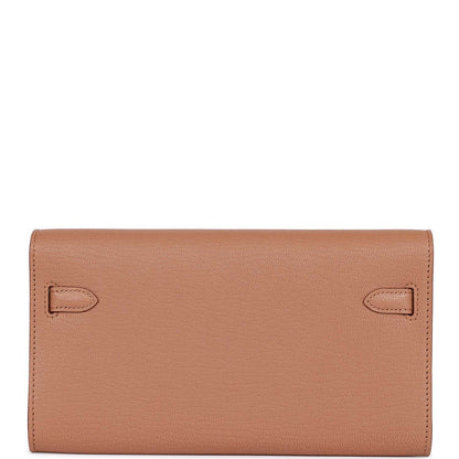 H Kelly Wallet To Go Quebracho Chevre Palladium Hardware