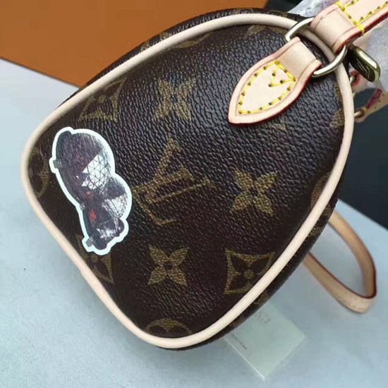 L M62208 Nano Speedy Crossbody Bag Monogram Canvas