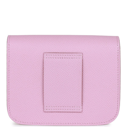 H Constance Slim Wallet Mauve Syestre Epsom Palladium Hardware