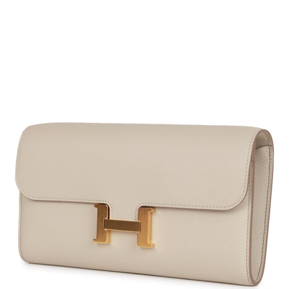 H Constance Wallet To Go Beton Evercolor Gold Hardware