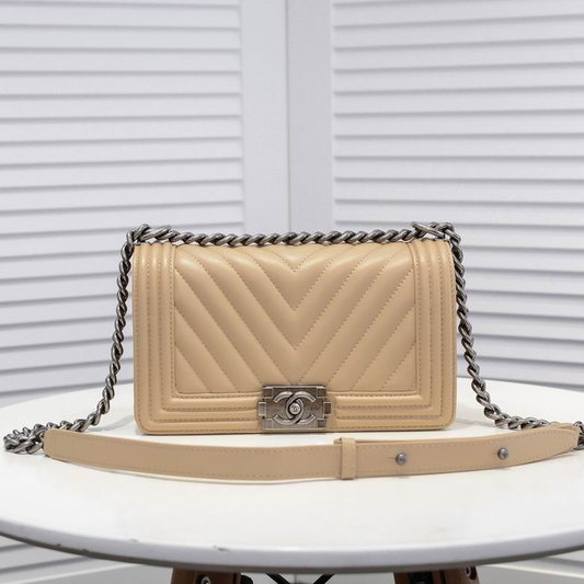 CHEVRON BOY CC HANDBAG