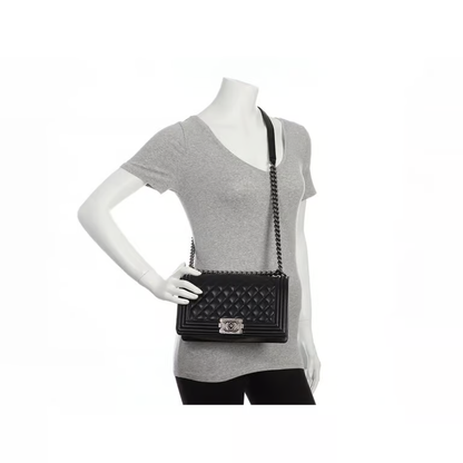 CC BOY LEATHER CROSSBODY BAG (SMOOTH LEATHER )