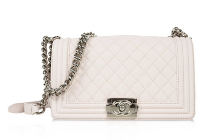 BOY CC HANDBAG CAVIAR LEATHER 25 CM
