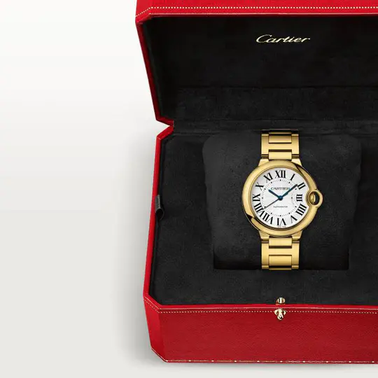 BALLON BLEU DE CAR BLUE BALLOON WATCH 36MM 18K YELLOW GOLD SELF-WINDING