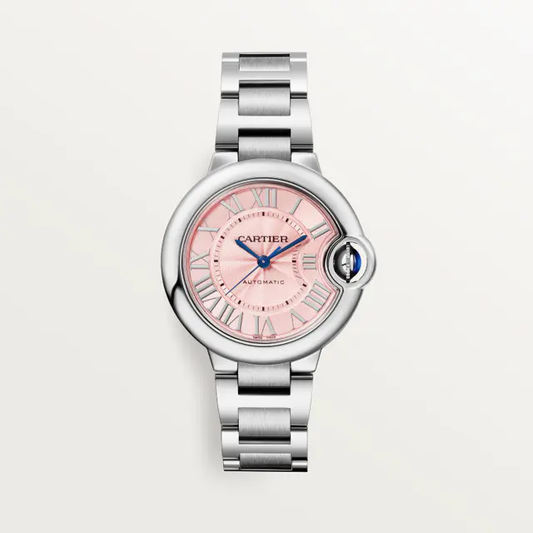 CAR BLUE BALLOON WATCH 33MM STAINLESS STEEL SELF-WINDING Women's watche