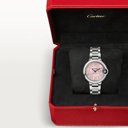 CAR BLUE BALLOON WATCH 33MM STAINLESS STEEL SELF-WINDING Women's watche
