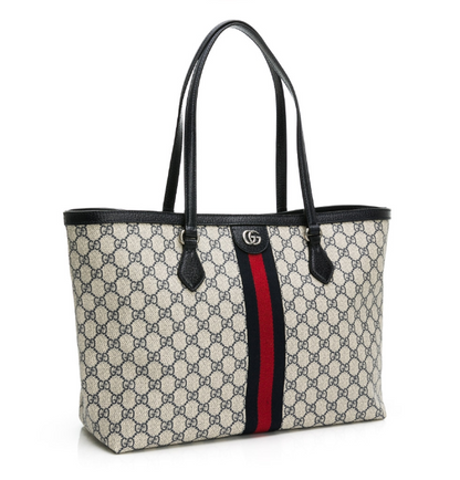GC479 Ophidia GG Medium Tote / 15"W x 11"H x 5.5"D