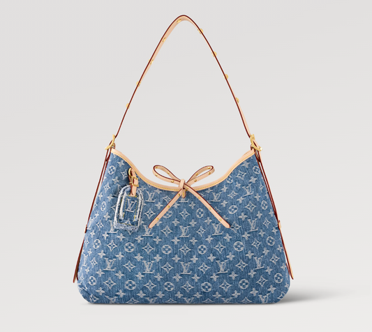 New L Remix CarryAll MM denim bag