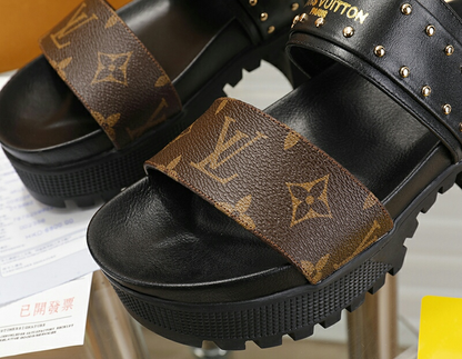 Louis new arrival women summer shoes heels 5 cm