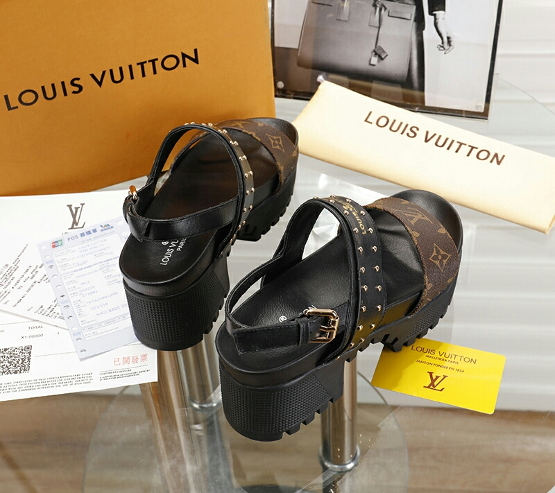 Louis new arrival women summer shoes heels 5 cm