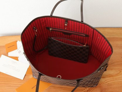 Louis N40597 neverfull GM bag size: 39*32*19 cm TOP QUALITY
