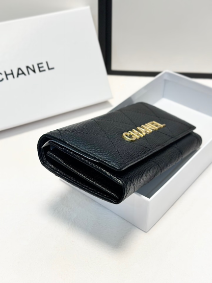 Cc new arrival leather wallet 002 size: 19*10 cm