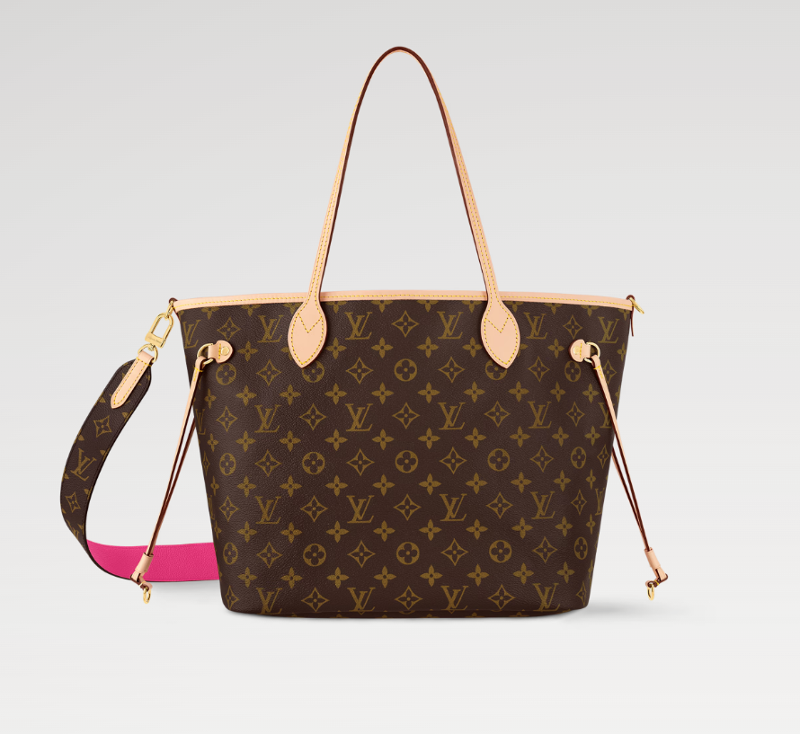 Louis Neverfull Bandouli��re Inside Out MM bag size: 31*28 * 14 cm