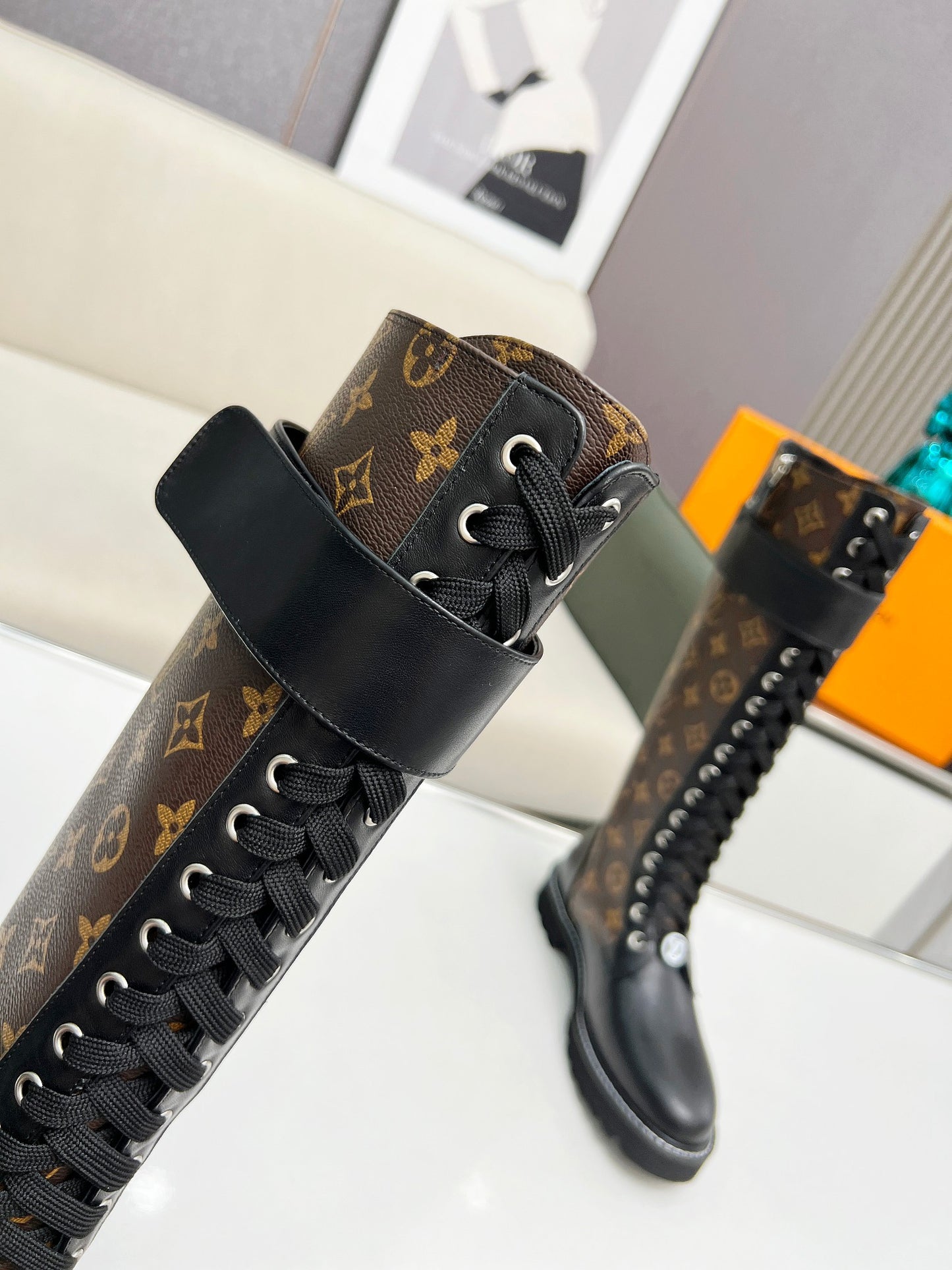 Louis new arrival Monogram women boots 0010