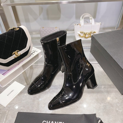 cc women boots heels 65 mm