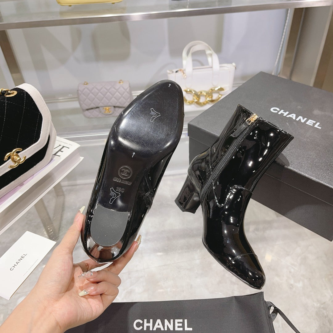 cc women boots heels 65 mm
