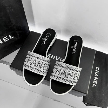 CC new arrival blingbling diamond slippers
