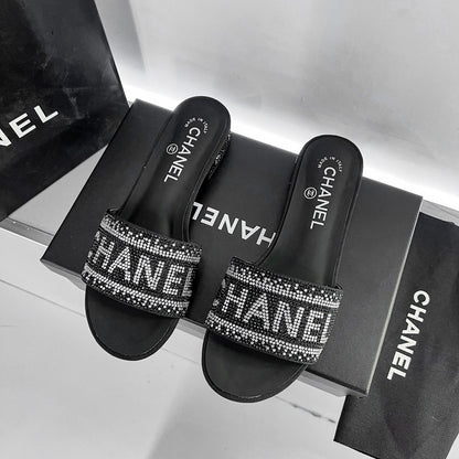 CC new arrival blingbling diamond slippers