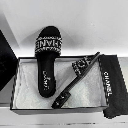 CC new arrival blingbling diamond slippers